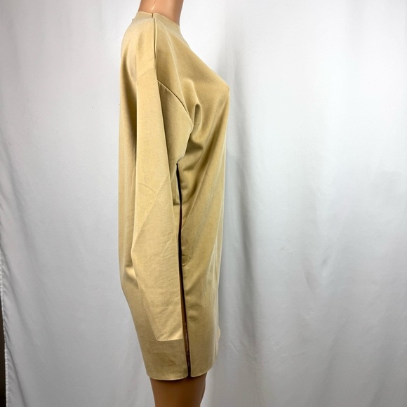 Kada NWT The Forever Funnel Neck Mini Dress Long Sleeve Lux Bodycon Stretchy - L - Picture 8 of 14